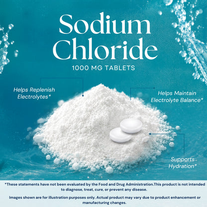 Vitamatic Sodium Chloride 1000mg Supplement, 180 Tablets