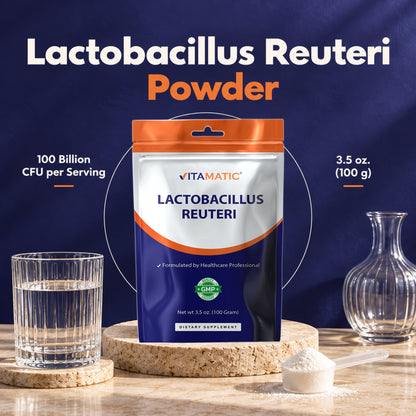Vitamatic Lactobacillus Reuteri Probiotic Powder, 100g Pouch