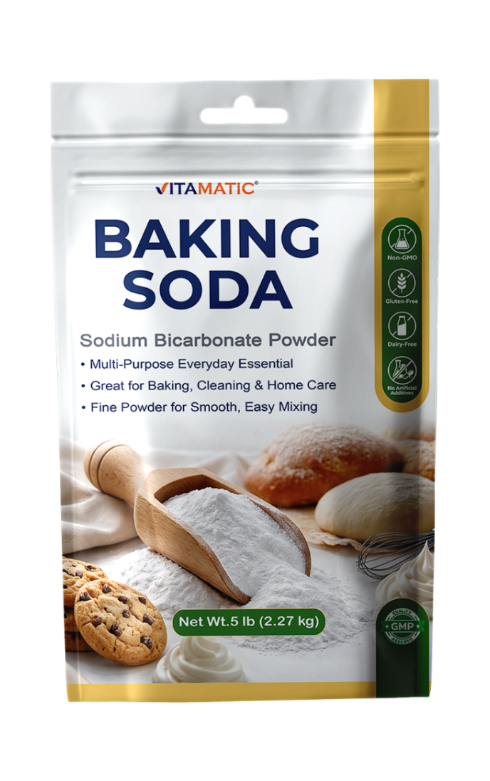 Vitamatic Baking Soda 5 lb (2.27 kg) – Sodium Bicarbonate Powder