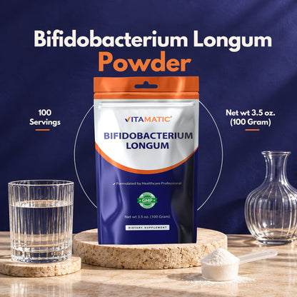 Bifidobacterium Longum Probiotic Powder, 100g Pouch