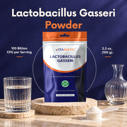 Lactobacillus Gasseri Probiotic Powder, 100g Pouch