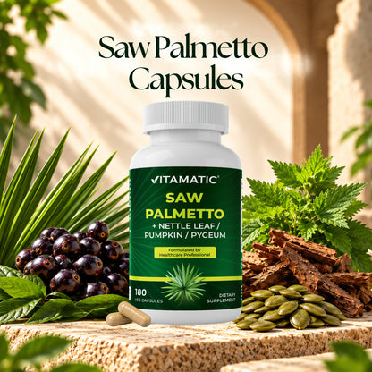 Saw Palmetto Extract, 180 Veg Capsules