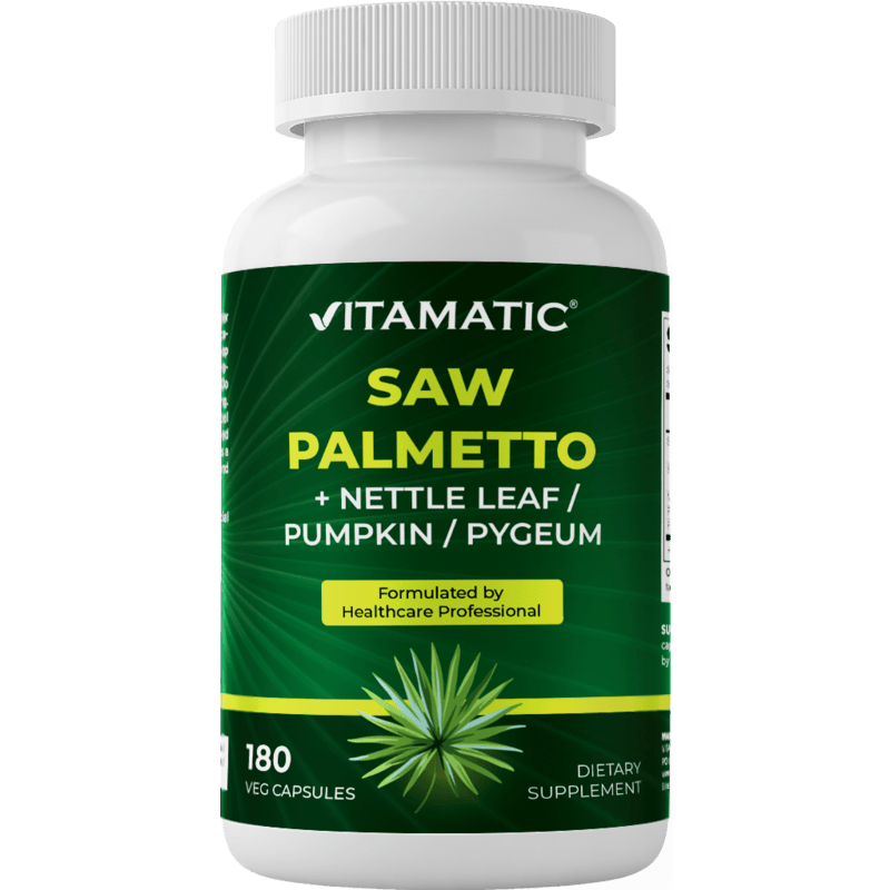 Saw Palmetto Extract for Men & Women 180 Veg Capsules