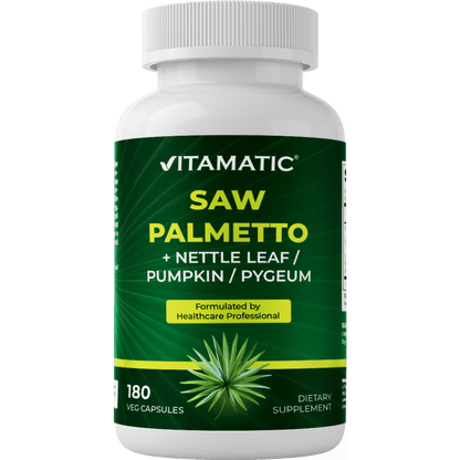 Saw Palmetto Extract for Men & Women 180 Veg Capsules