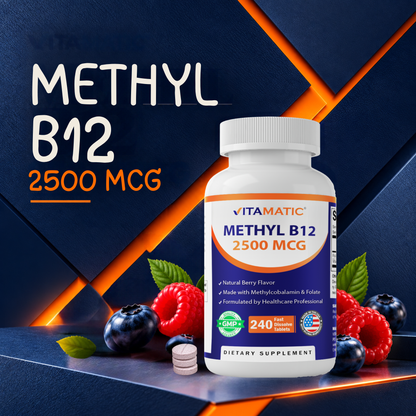 Methyl B12 2500 mcg Fast Dissolve, 240 Tablets