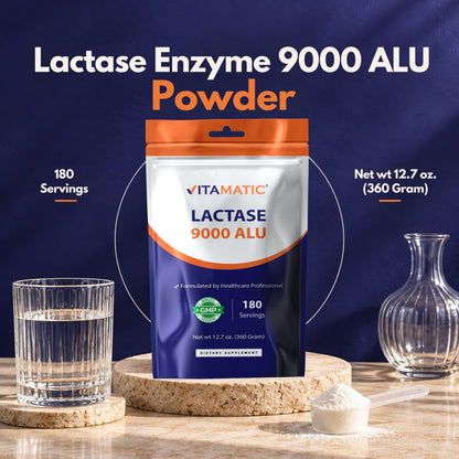 Lactase Enzyme Powder 9000 ALU per Serving