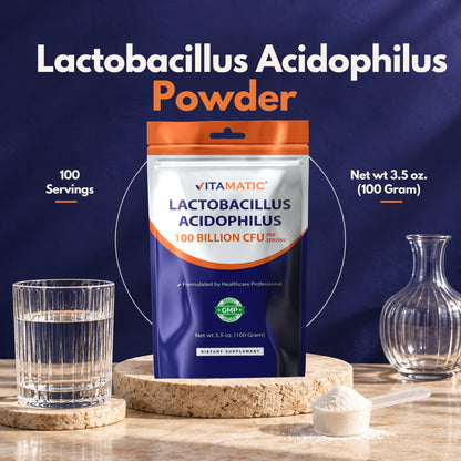 Lactobacillus Acidophilus 100 Billion CFU Powder