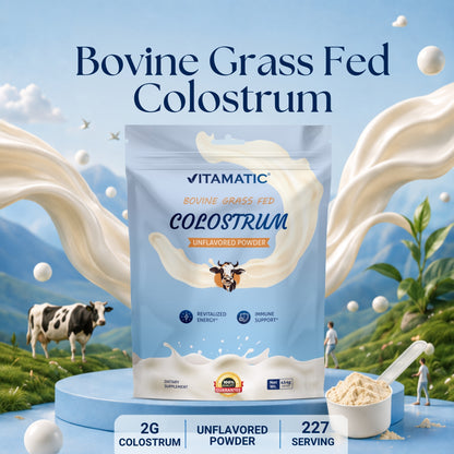 Vitamatic Bovine Colostrum 30% IgG Powder, 16 oz Pouch