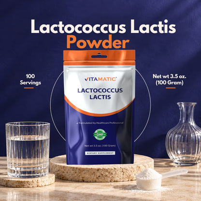 Lactococcus Lactis Probiotic Powder, 100g Pouch
