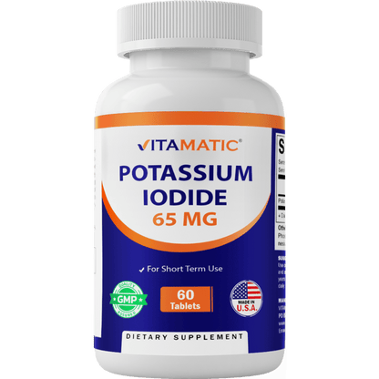 Potassium Iodide 65 mg per Serving - 60 Tablets