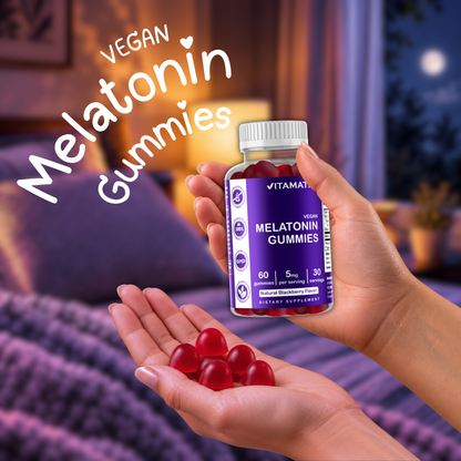 Vitamatic Melatonin 5mg Vegan Gummies, 60 Gummies