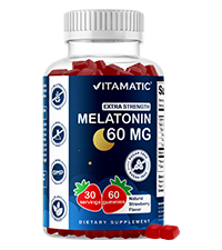 Vitamatic Sugar-Free Melatonin 60mg, 60 Gummies