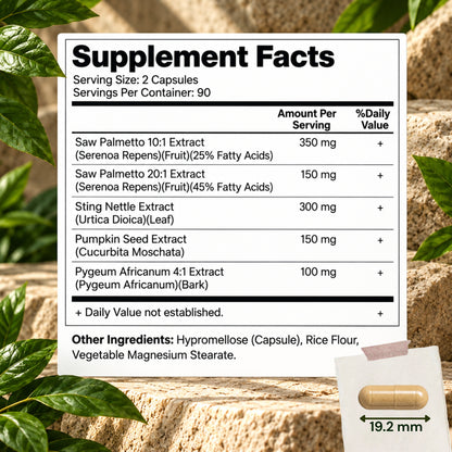 Saw Palmetto Extract, 180 Veg Capsules