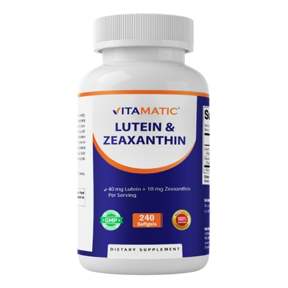 Lutein 40mg with Zeaxanthin 10mg | 240 Softgels