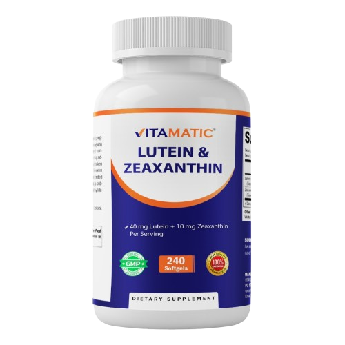 Lutein 40mg with Zeaxanthin 10mg | 240 Softgels