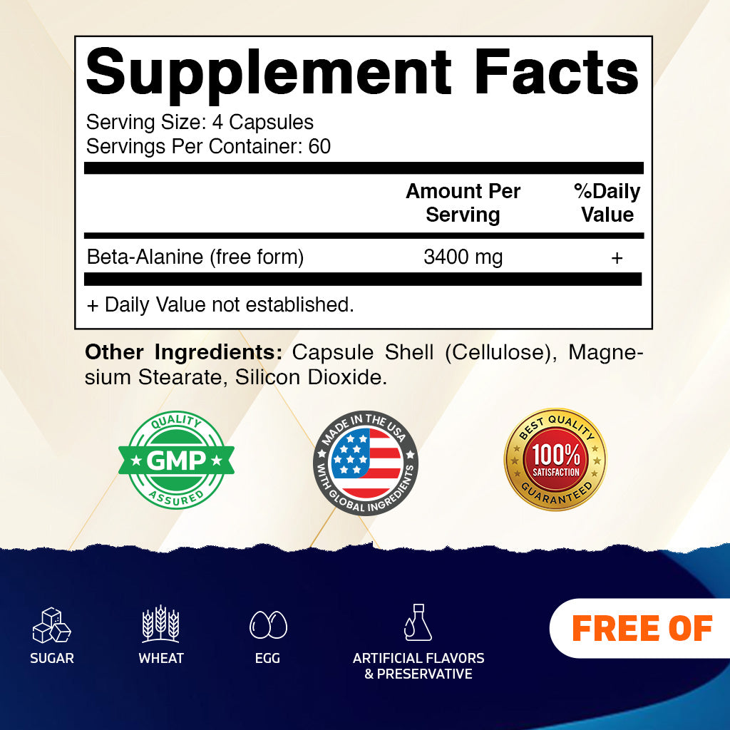 Beta-Alanine Veg Capsules
