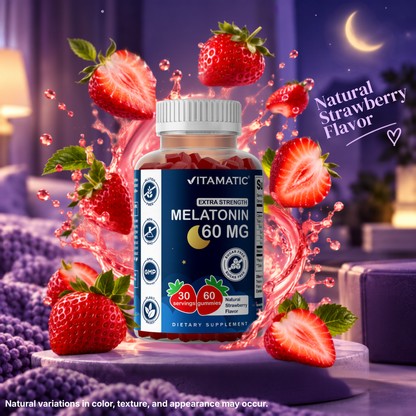 Vitamatic Sugar-Free Melatonin 60mg, 60 Gummies