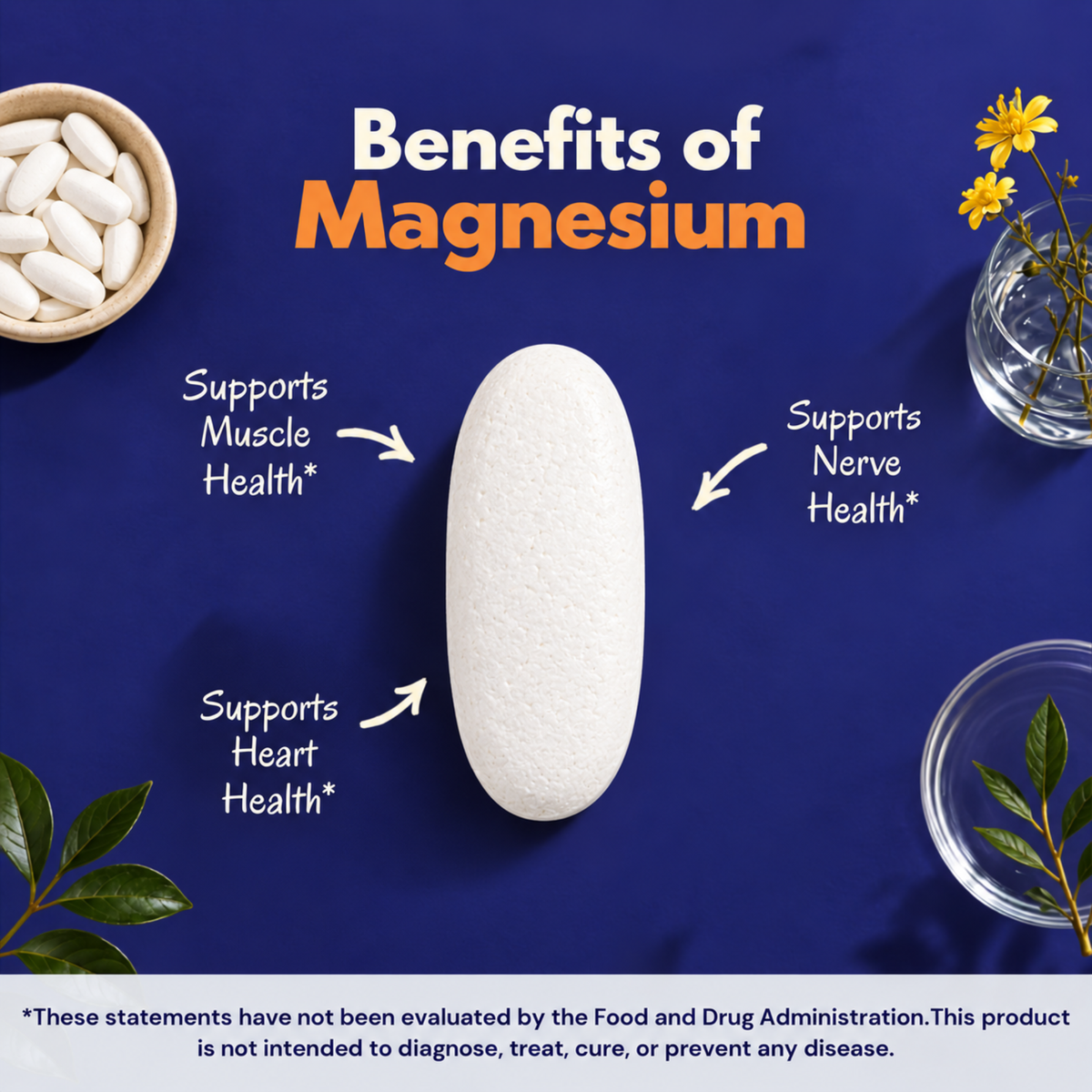 Extra Strength Magnesium Oxide 400mg, 120 Capsules