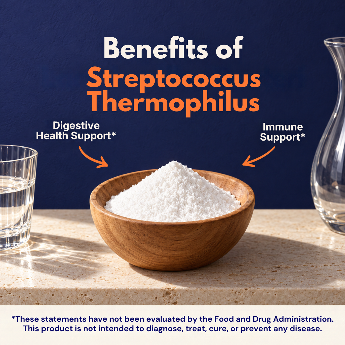 Streptococcus Thermophilus Probiotic Powder, 100g Pouch