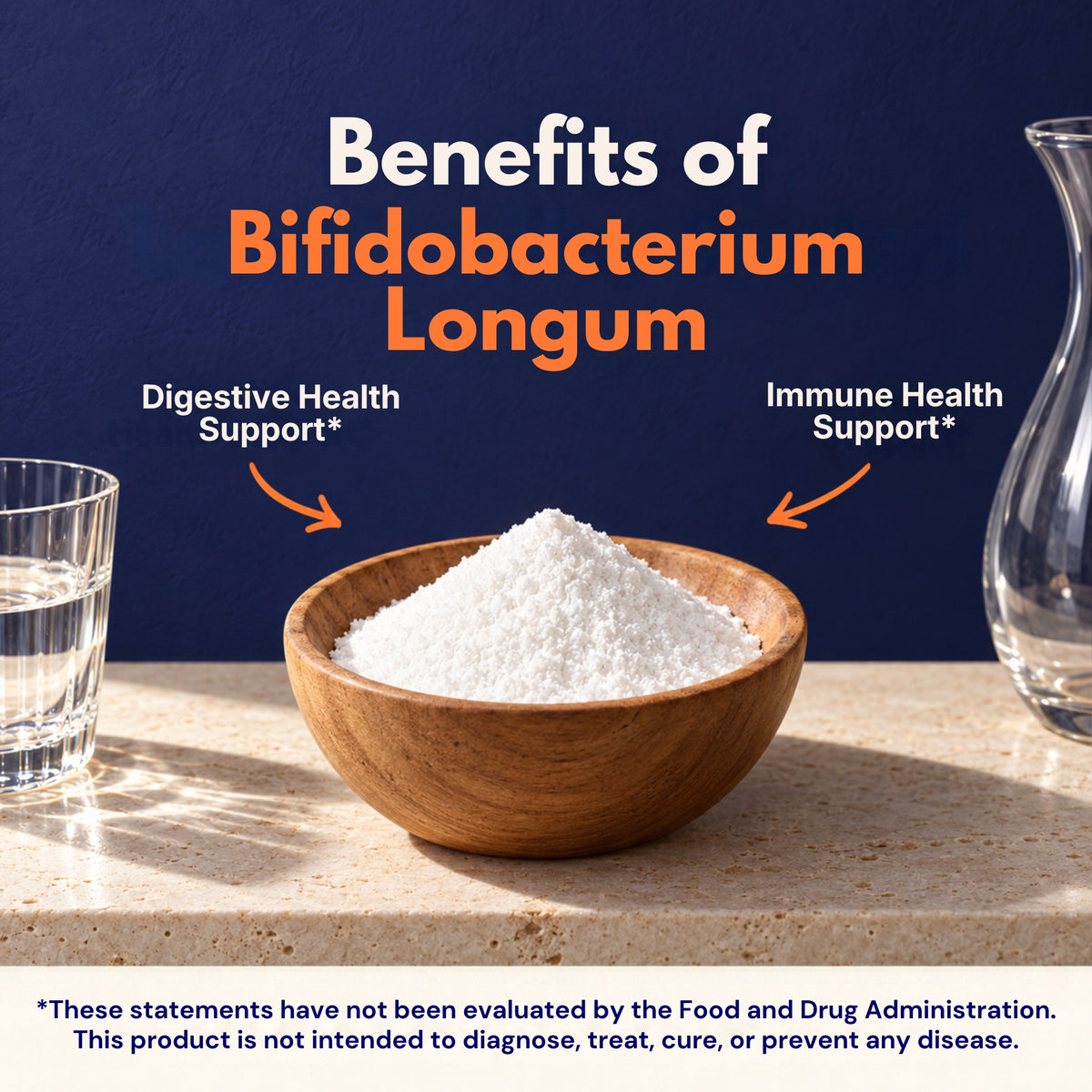 Bifidobacterium Longum Probiotic Powder, 100g Pouch