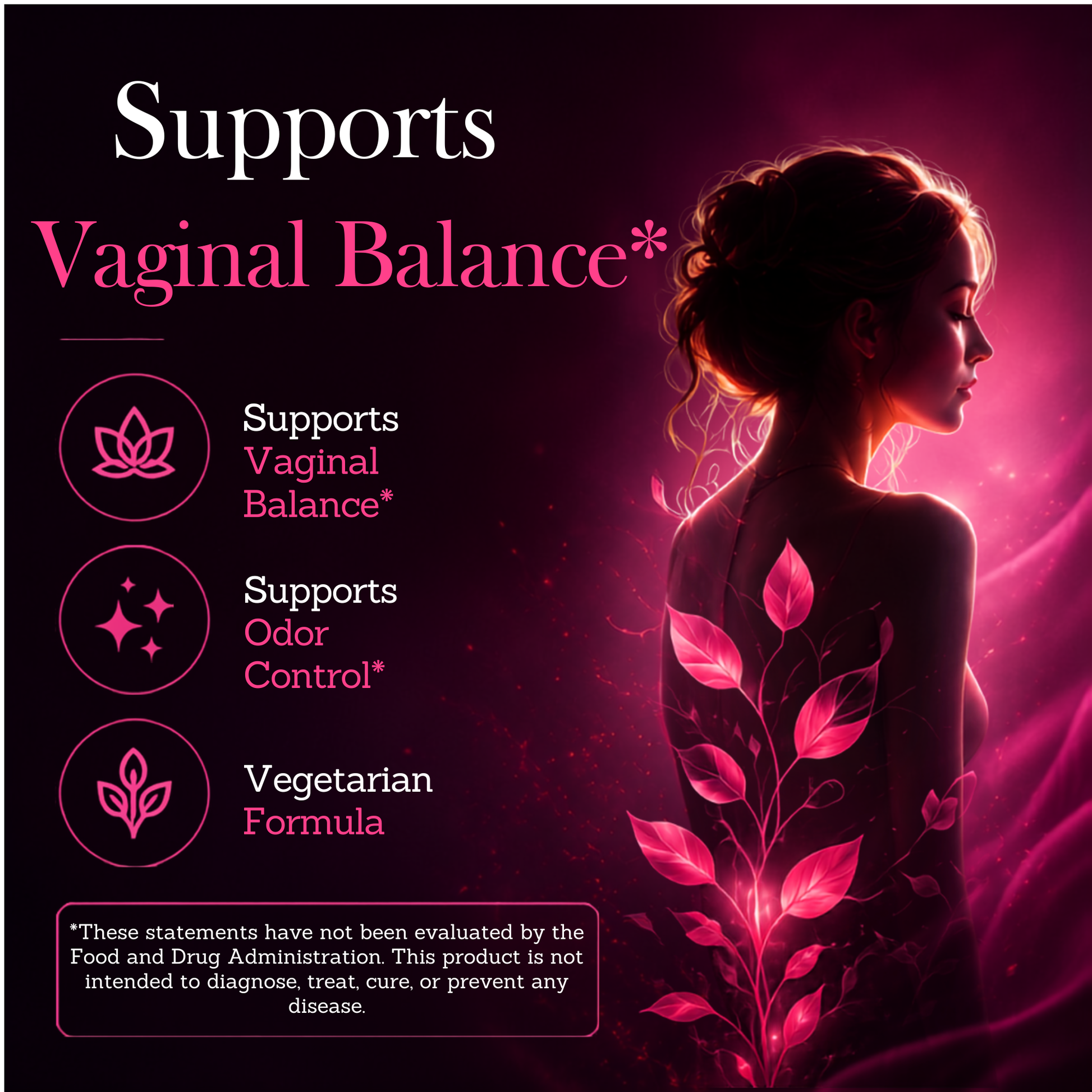 Vitamatic Boric Acid Vaginal Suppositories – Vaginal Balance and Odor Control Support