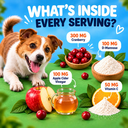 Vitamatic Cranberry for Dogs, 120 Chewable Tablets