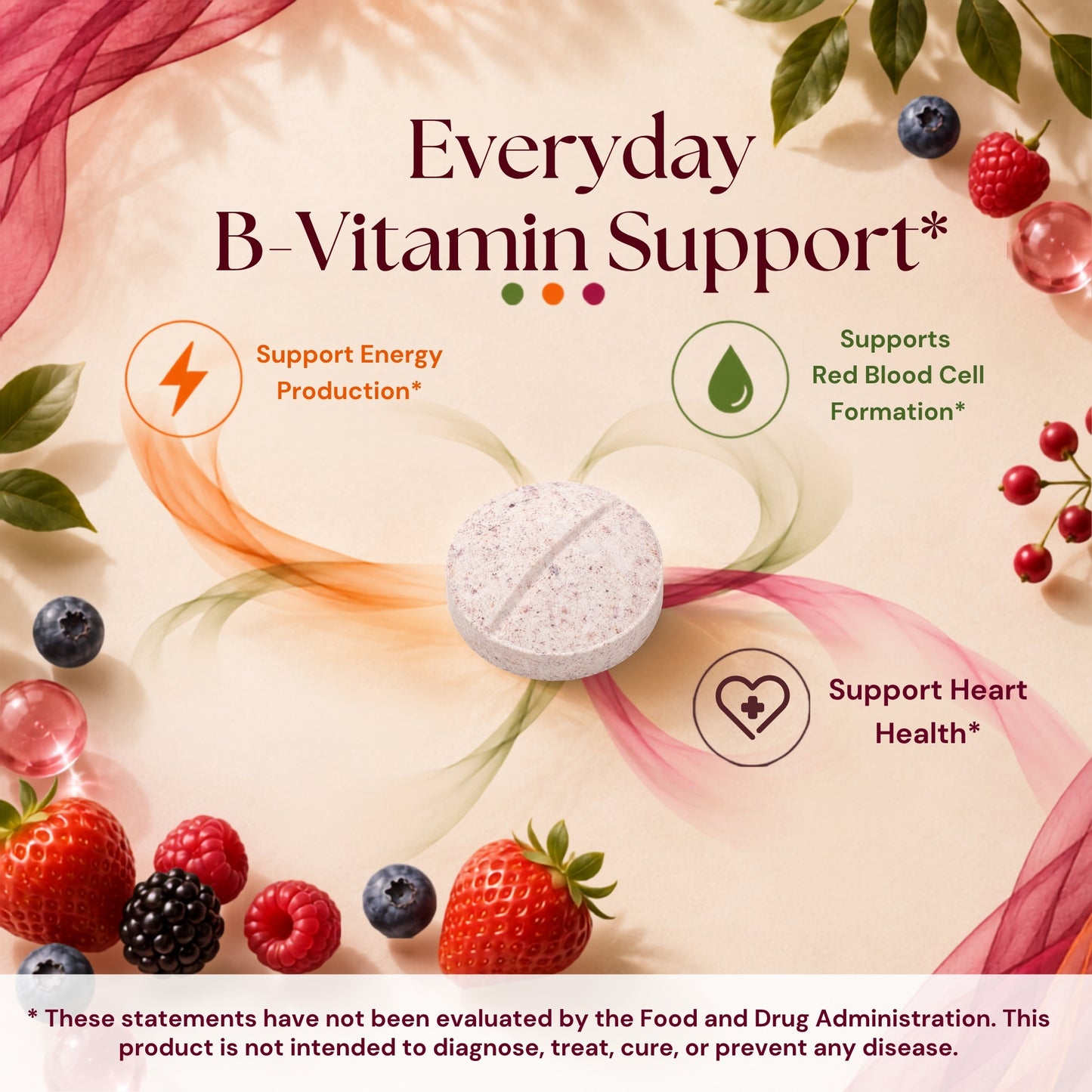 Vitamatic Folic Acid with B6 & B12, 180 Tablets