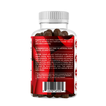 Vitamatic Tart Cherry (360 mg) with Celery Seed (30 mg) 10:1 Extract & Turmeric 20:1 Extract (10 mg) - (Per Serving/2 Gummies) - 60 Gummies