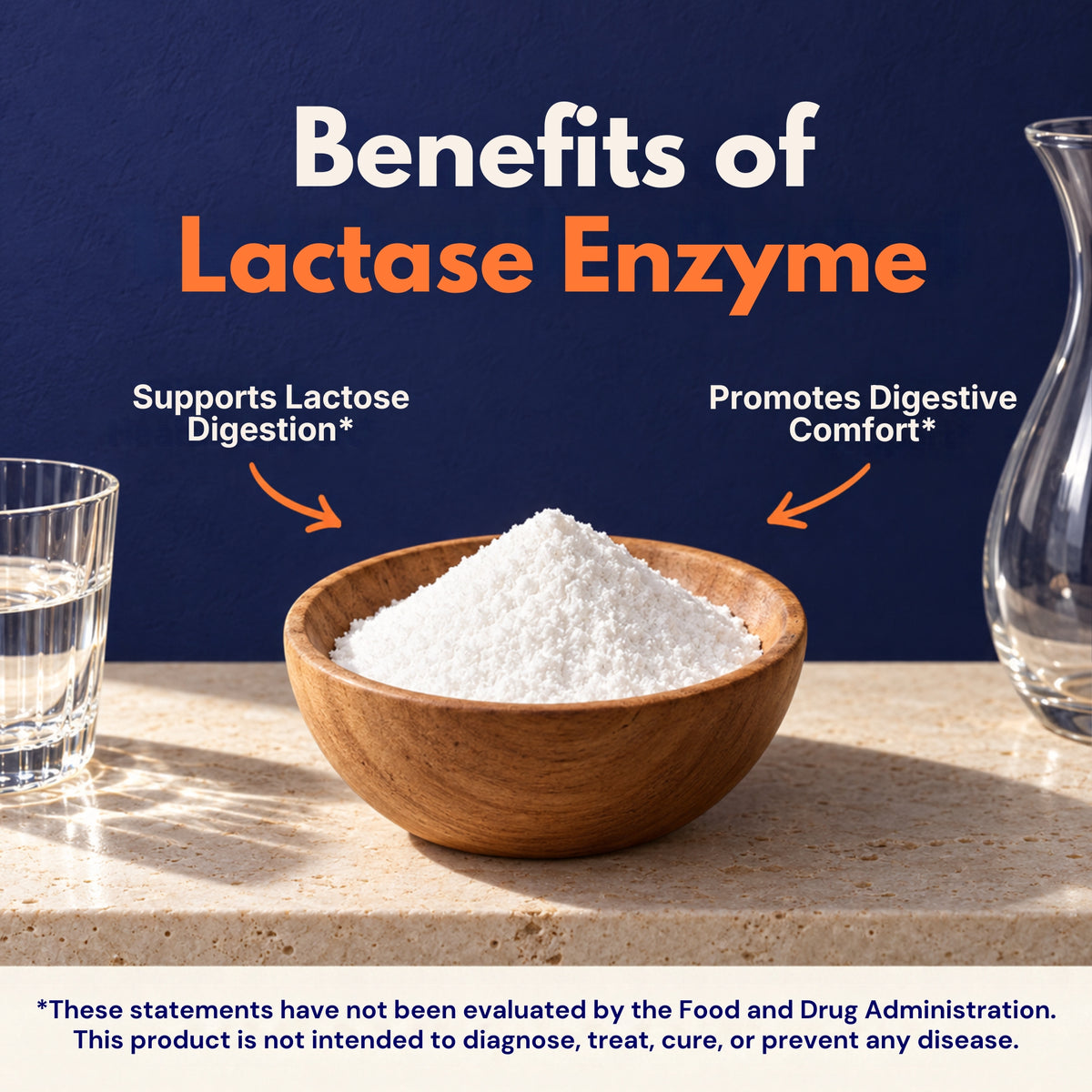 Lactase Enzyme Powder 9000 ALU per Serving