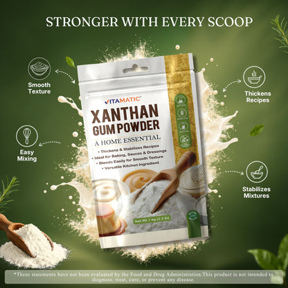 Vitamatic Xanthan Gum Powder 1 kg (2.2 lb)