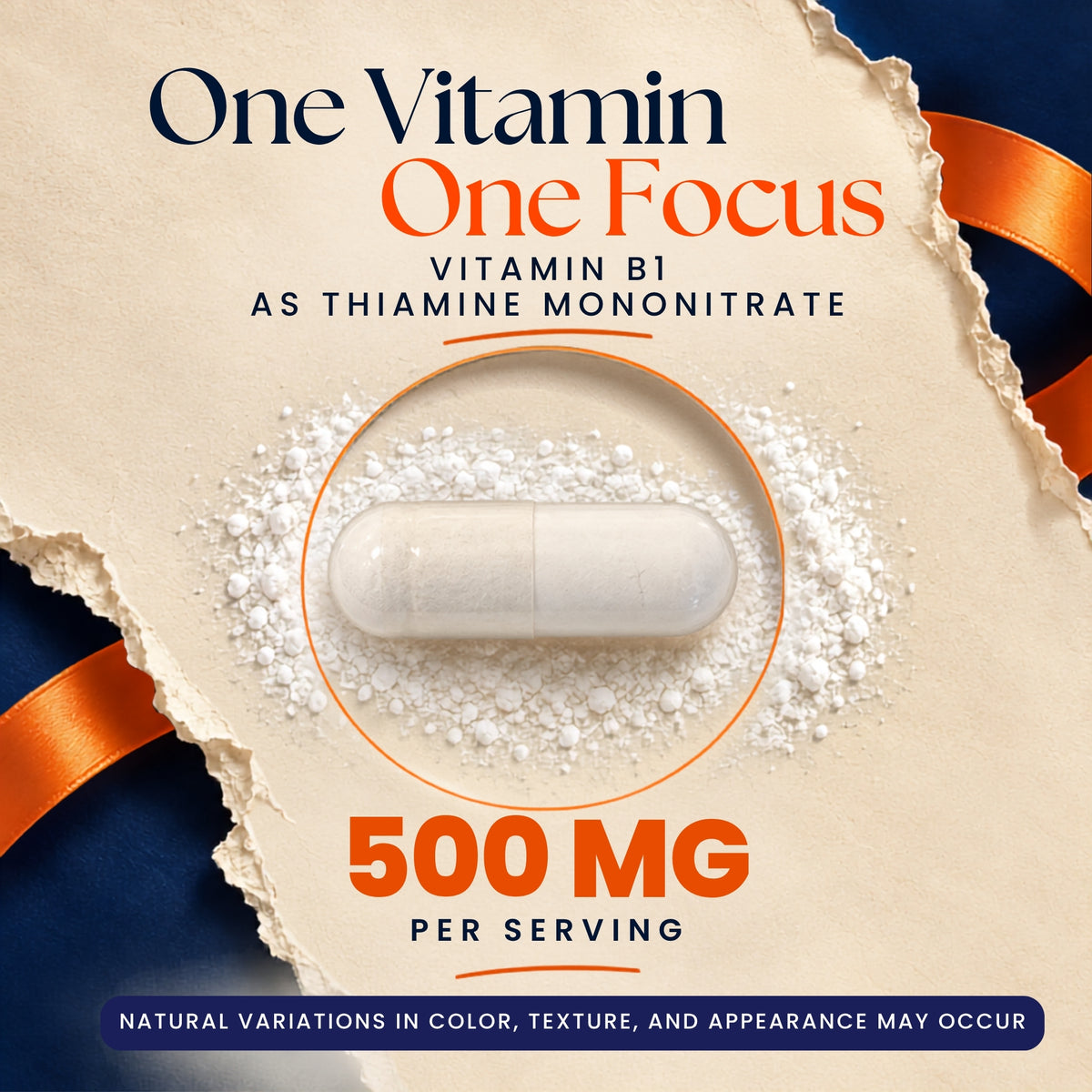 Vitamatic Vitamin B1 Thiamine 500mg, 120 Capsules