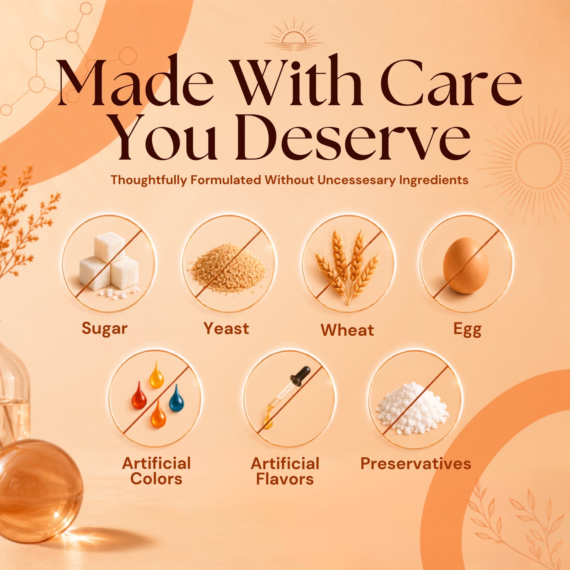 Vitamin B3 Niacin 500 mg supplement made without sugar, yeast, wheat, egg, artificial colors, artificial flavors, or preservatives.