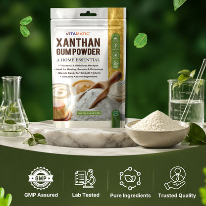 Vitamatic Xanthan Gum Powder 1 kg (2.2 lb)