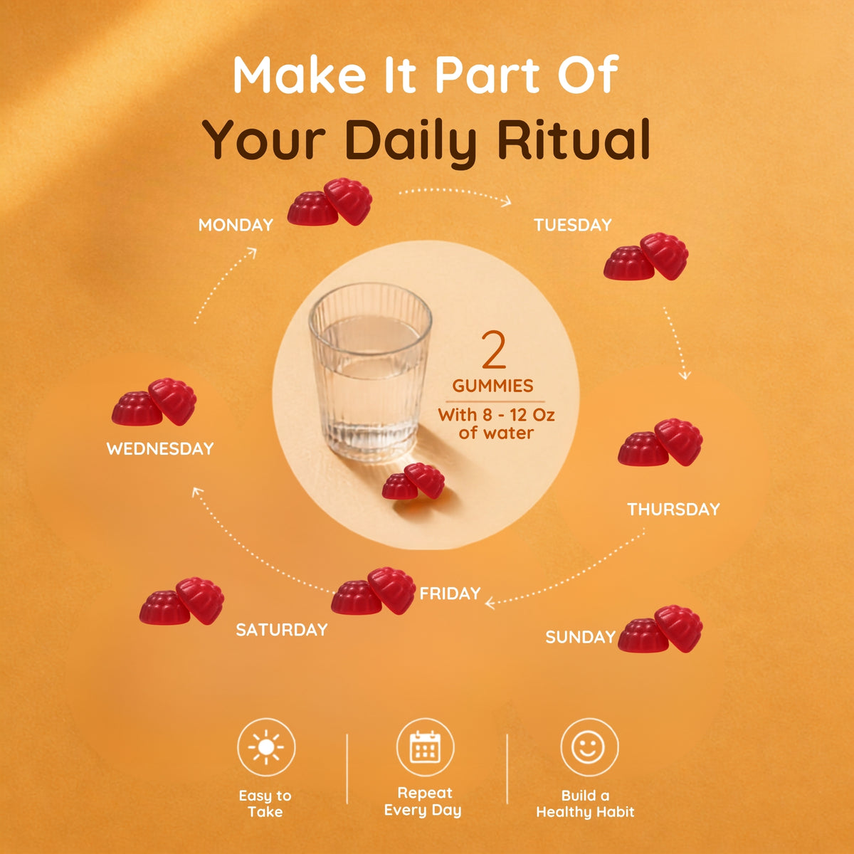 Vitamatic Vitamin D3 + K2 Gummies, 60 Gummies