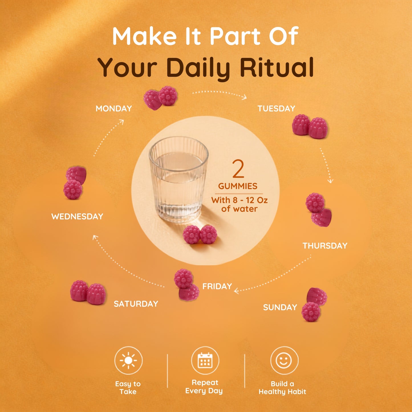 Vitamatic Vitamin D3 + K2 Gummies, 60 Gummies