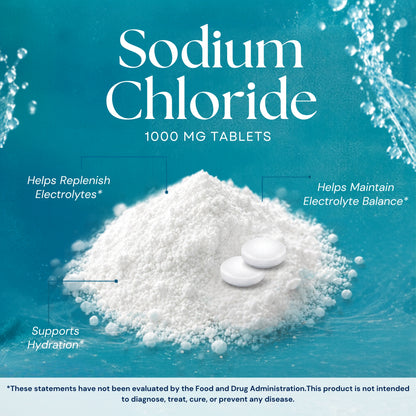 SODIUM CHLORIDE 1000 MG TABLETS BENEFITS
