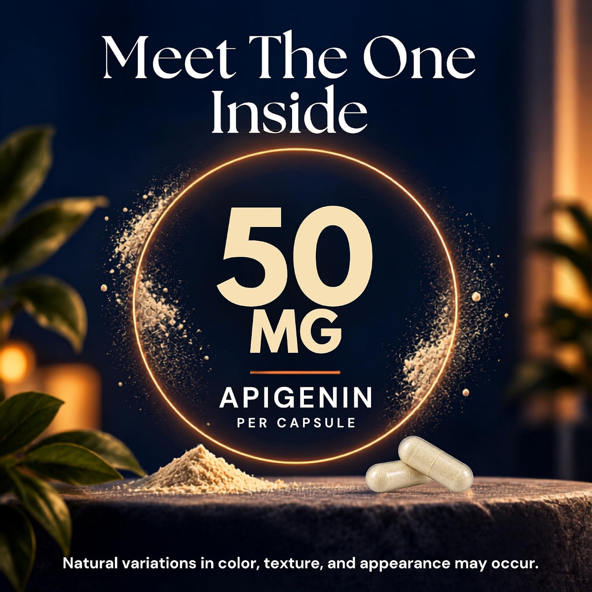 Apigenin 50 mg, 120 Capsules