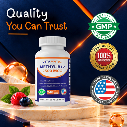 Methyl B12 2500 mcg Fast Dissolve, 240 Tablets