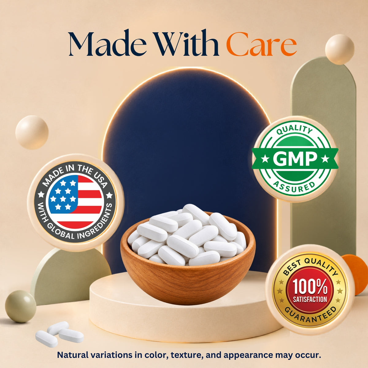 Calcium Magnesium Zinc + D3 & Boron, 365 Tablets