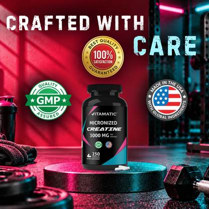 Micronized Creatine Monohydrate Capsules