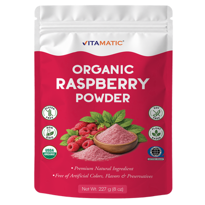 Vitamatic Organic Raspberry Powder