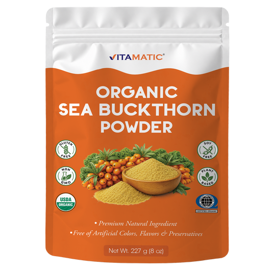Vitamatic Organic Sea Buckthorn Powder