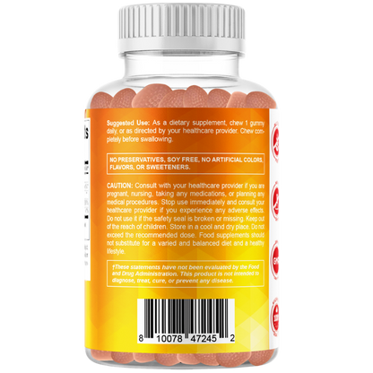 Vitamatic Sugar-Free Vitamin D3 2000 IU, 120 Gummies