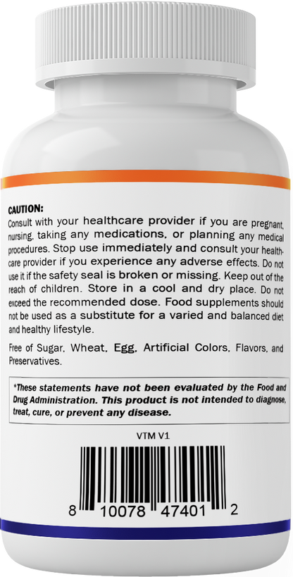 Magnesium Malate with B6, 90 Veg Tablets