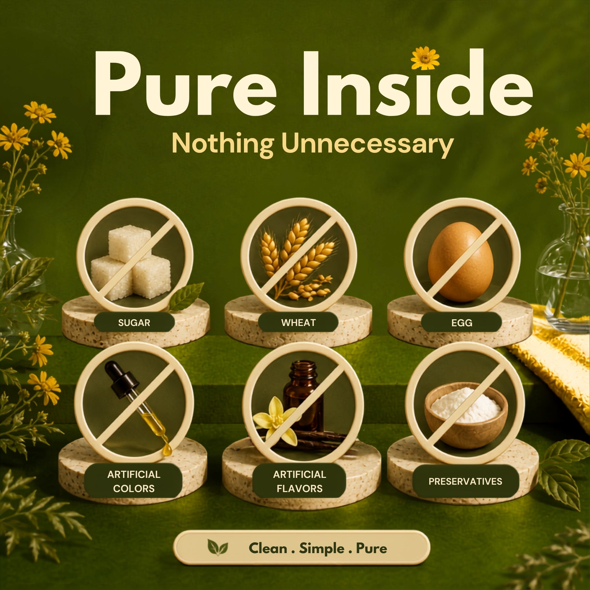 Alpha Lipoic Acid capsules made without sugar, wheat, egg, artificial colors, artificial flavors, or preservatives.
