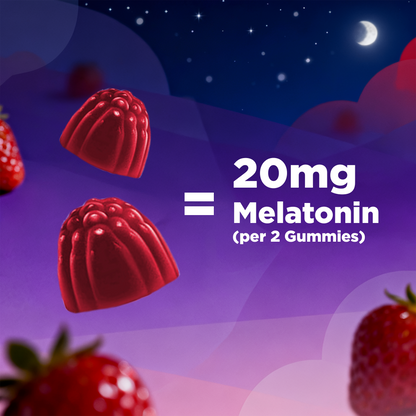 Melatonin 20mg - 60 Vegan Gummies