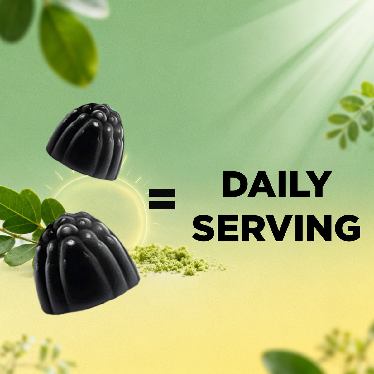 Vitamatic Sugar-Free Moringa 50:1 Extract, 60 Gummies