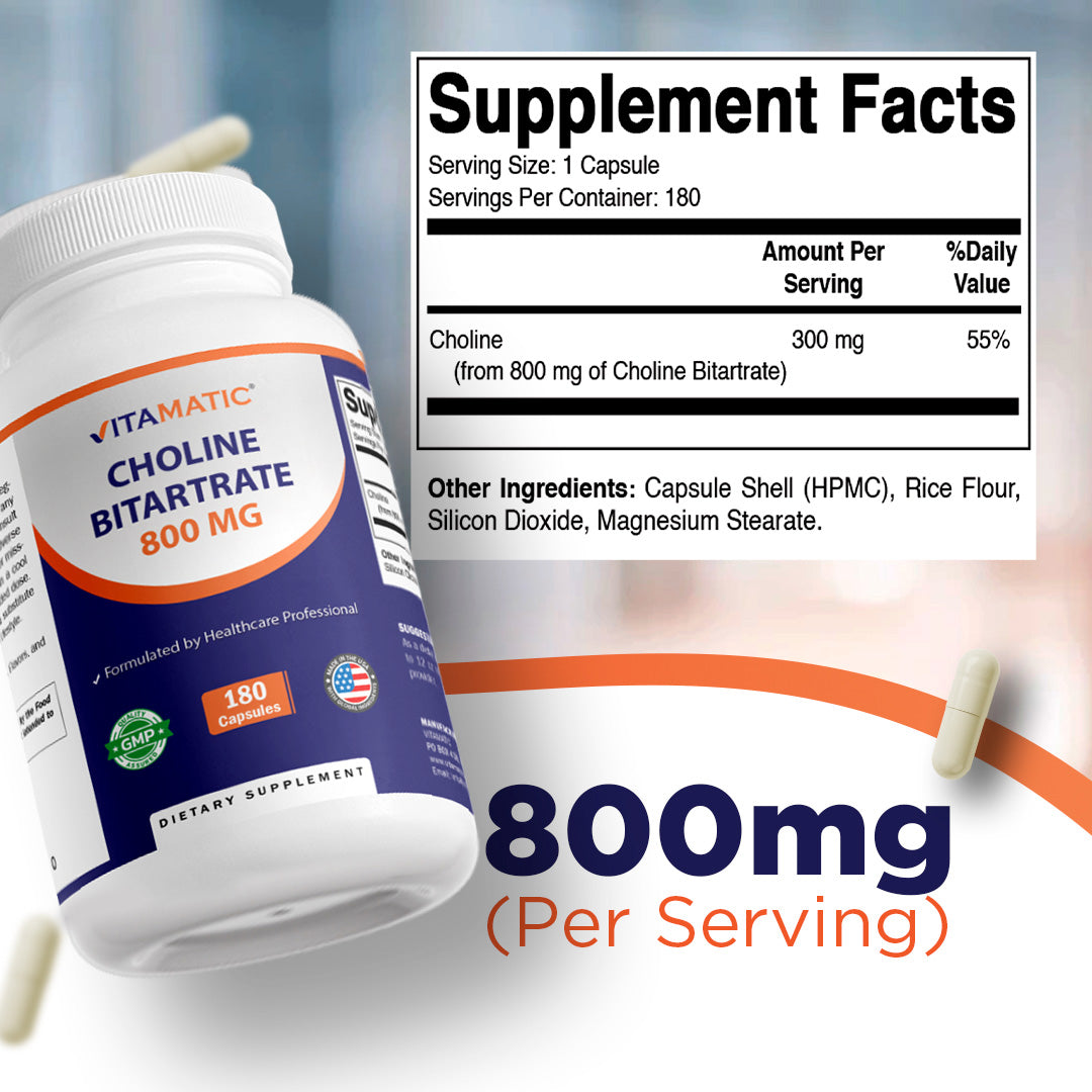 Choline Bitartrate Capsules