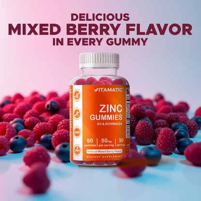 Zinc 50 mg - 60 Vegan Gummies