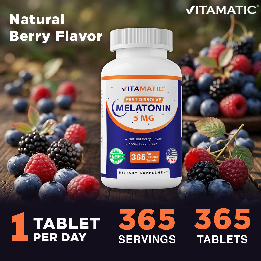 Melatonin 5 mg - 365 Fast Dissolve Tablets